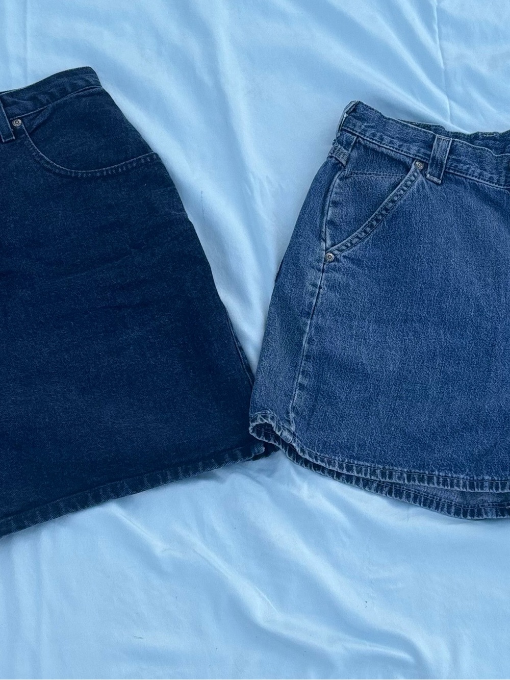 2 pairs of Denim Shorts-Crossroads & Riders-Size 10
